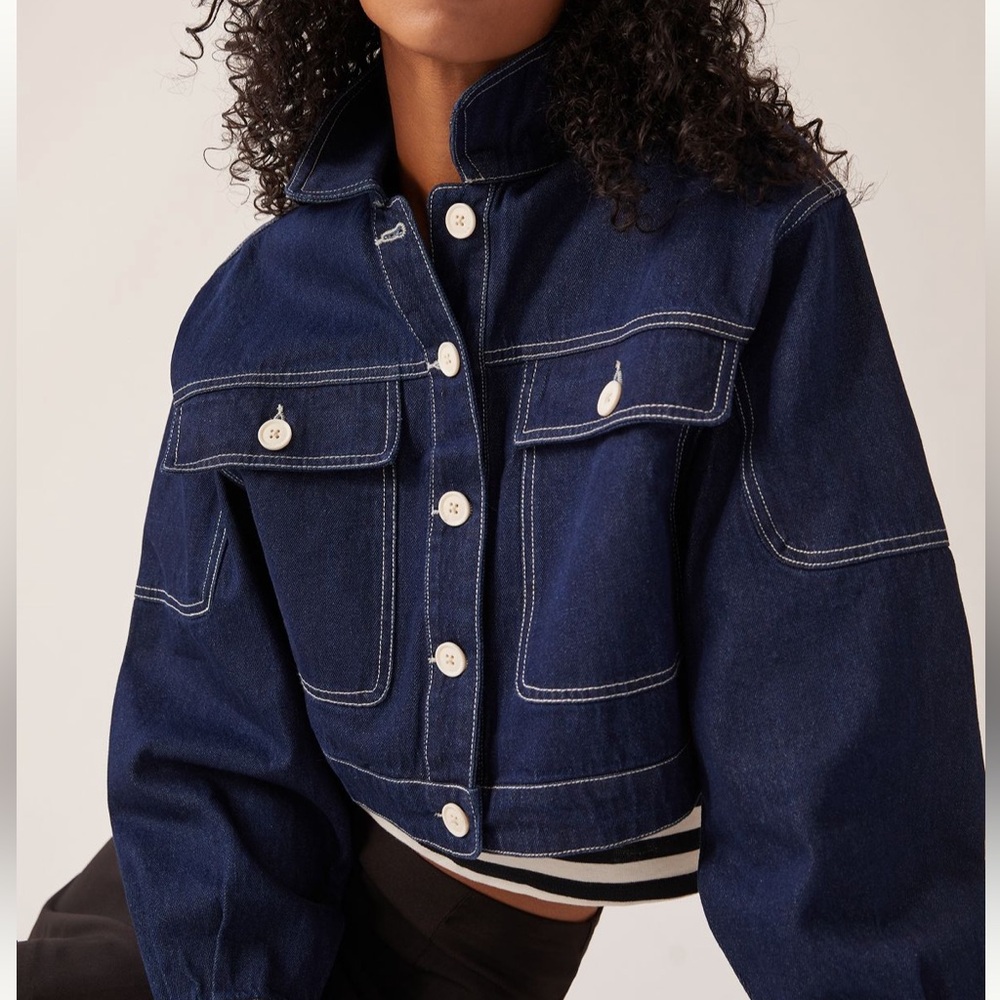 Anthropologie Mod for You Denim Jacket